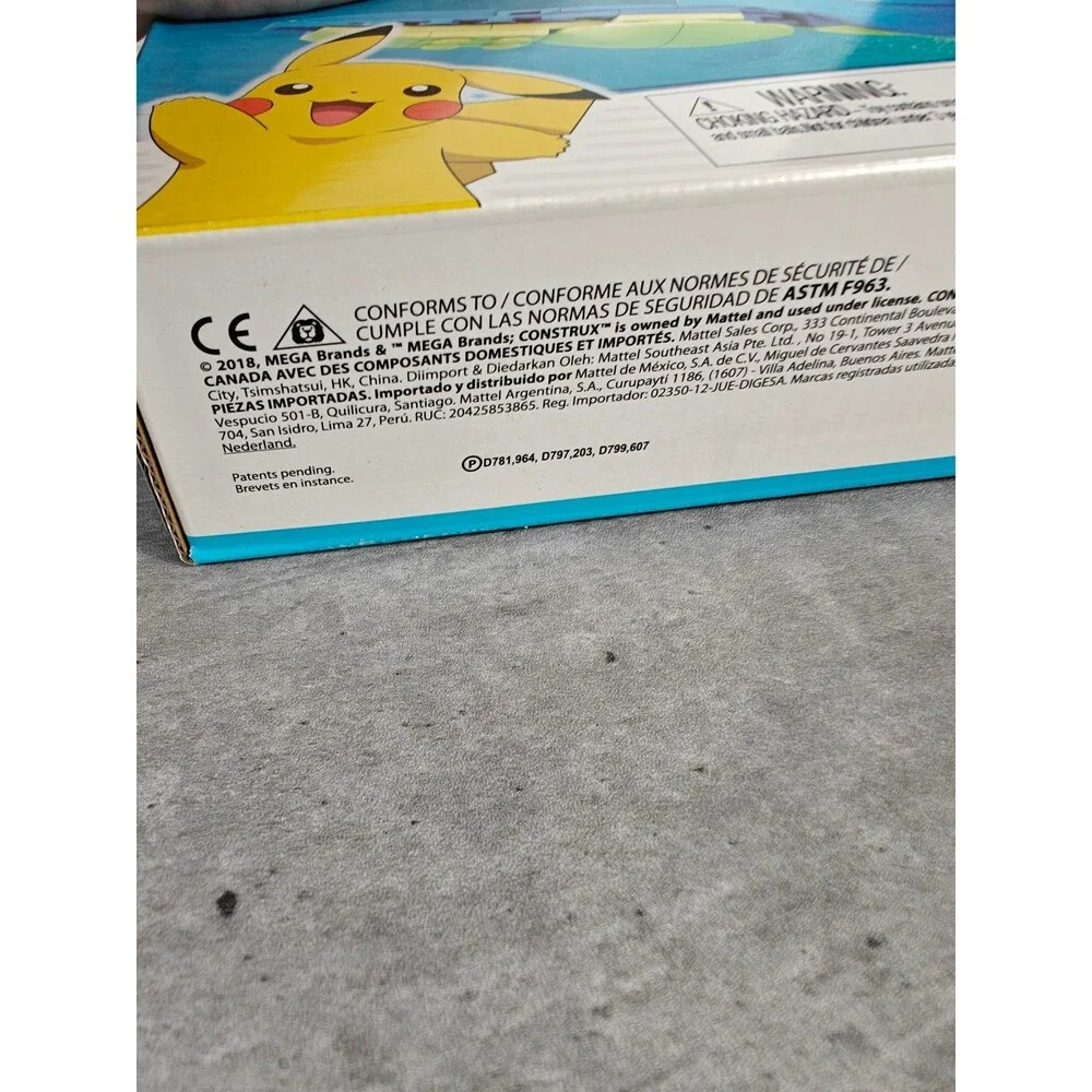 Mega Construx Pokemon Lapras 2018 Sealed 502 Pieces FWJ49